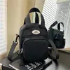 Bolsa de Ombro de Grande Capacidade Ins Duas Dimensões Bolsa Dor Fofa Transparente Menina Estudante Bolsa Transversal Estilo Preppy Bolsa de Mão