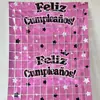 Feliz Aniversário Quadrado de Luz Festa de Aniversário Decoração de Cena de Festa Layout de Cena Acessórios de Balão