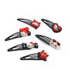 Navidad Año Nuevo Gato Negro y Rojo Amor Pasador Roto Chica Ins Flequillo Accesorios para el Cabello Pinza Lateral Dopamina Puesto de un Dólar