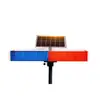 Luz Estroboscópica de Advertencia Solar LED Recargable Luz de Barrera Sitio de Construcción de Túneles Luz de Advertencia Intermitente Roja y Azul Reflectante