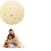 Manta de Panqueque de Maíz Amazon Forro Polar Coral Franela Cubierta para Aire Acondicionado Manta Estampada Manta de Burrito Mexicano Picnic