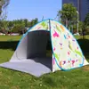 Tienda de campaña portátil ultraligera para exteriores, playa, sombrilla, tienda octagonal, no necesita montaje, tienda de apertura rápida, tienda de protección solar