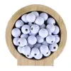 Amazon Cuentas para niños color sólido 15MM cuentas de madera de color cuentas redondas de madera sueltas cuentas de madera accesorios diy pulsera
