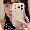 Funda para Teléfono Móvil Adecuada para Apple 17Promax con Correa Nicho Iphone17 Funda de Teléfono Móvil Elegante Flores Amarillas