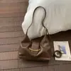 Bolsa Retrô Simples de Grande Capacidade, Bolsa de Ombro Casual da Moda, Nova Tendência Primavera 2026 Bolsa Pequena Quadrada Transversal Feminina