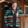 Comercio Exterior Invierno Hombres Europeos y Americanos Chaquetas de Algodón, Cálidas y Duraderas, Forradas de Polar, Impresión Digital 3D, Diseño Multipatrón, Estilo Británico