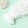 Cable plano para computadora en stock, cordón jacquard blanco, cordón para saco de dormir de 10 mm, cordón de nailon trenzado con núcleo, adecuado para sudaderas y pantalones deportivos