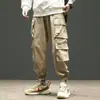 Calças de Trabalho Masculinas Versáteis, Tendência, Multi-Bolsos, Duráveis, para Primavera e Verão, Novos Calças Jogger Cargo para Obra