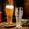 Copo Grosso para Cerveja Artesanal, Copo de Vidro para Uso Doméstico, Alto Valor Estético, Copo de Cerveja Artesanal Gravado, Copo de Cerveja de Grande Capacidade, Copo de Cerveja