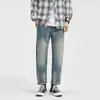 Ropa para Hombre Casa de Arce / 2026 Primavera/Otoño Nuevo Retro Americano Corte Holgado Versátil Jeans de Pierna Recta Pantalones Largos Cónicos para Hombre