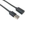 Cable de extensión USB A macho a A hembra, cable de conexión de carga, cable de conexión azul, línea de datos de transmisión de alta velocidad 2.0, 30 cm