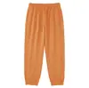 Calça Jogger Lisa Solta Outono/Inverno 2025 para Jovens Calça de Moletom Casual Engrossada para Meninos Calça Esportiva Infantil