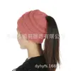 2022 Otoño e Invierno Europa y Estados Unidos Nuevo sombrero de lana tejido vacío con etiqueta CC sombrero para coleta sombrero con joyas fabricantes en stock