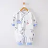 Mameluco para Recién Nacido Estilo Primavera Mono de Bebé Sin Costuras Algodón Puro Ropa de Bebé Recién Nacido Mariposa Ropa Exterior Ropa para Gatear Mangas Largas