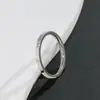 Anel fino de dedo indicador com diamante quebrado extremamente fino, anel fino, moda, aço titânio, anel de junta, maré, dedo mindinho, anel de falange, não desbota, vendas diretas da fábrica