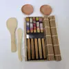 Kit de Herramientas para Hacer Sushi de Amazon Set de Herramientas Transfronterizo Sushi Plato Japonés Cuchara para Arroz Bola de Arroz Molde para Sushi Venta al por Mayor