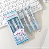 Yuemu Genuino Hello Kitty Edición Limitada Roja y Azul Bolígrafo de Gel Retráctil Jt829 para Estudiantes de Primaria St Bolígrafo de Secado Rápido para Exámenes Negro