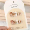 Tabletas de uñas para uso en mano 24 fototerapia parches de uñas postizas tridimensionales producto terminado tabletas de uñas desmontables