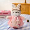 Pareja Atractiva Colgante de Peluche de Conejo Pastoral Muñeca Accesorios para Bolsos Muñeca Conejo Transfronteriza Muñeca Pequeña Venta al por Mayor