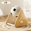 Juguetes para Gatos Duraderos y que No Sueltan Pelo, Bola Rascadora para Gatos, Tabla Rascadora para Gatos, Bola Vertical de Sisal, Tabla Rascadora para Gatos, Estructura de Escalada para Gatos Todo en Uno
