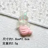 Accesorios de Resina de Animales Marinos de Dibujos Animados Sirena Caballito de Mar Cangrejo Pegatinas Decorativas para Fundas de Teléfono con Pegamento Cremoso DIY