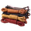 10 Venta Directa de Fábrica Cordones de Algodón Encapsulado Cuerda Encapsulada Redonda Cordones Encapsulados para Botas 3 mm de Grosor