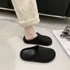 Chinelos clássicos de EVA com biqueira fechada para homens, tamancos de outono com suporte para arco para uso externo, sandálias slip-on unissex de sola grossa para casais