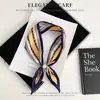 Nuevo Collar de Protección para el Cuello de Moda, Accesorio de Bufanda de Seda de Lunares, Bufanda Pequeña para el Cuello, Calentador de Cuello, Bufanda con Cierre Magnético de Perla, Bufanda de Seda Personalizada