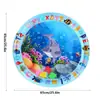 Tapete Inflável de Batidinhas para Bebês Transfronteiriço Brinquedo de Peixe Oceânico em PVC Tapete de Batidinhas com Água para Bebês Aprender a Engatinhar
