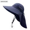 Sombrero de Pescador de Ala Ancha para Hombre Cubre la Cara y Protege el Cuello Protección Solar Sombrero para Recoger Té Verano Montañismo Transpirable Antimosquitos Secado Rápido Sombrero de Pesca
