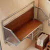 Prateleira de armazenamento de parede para dormitórios estudantis, organizador de pendurar para quarto de dormitório ao lado da cama, sem furos, cesta suspensa para armazenamento de lanches e lenços
