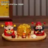 Realize Todos os Seus Desejos, Decorações de Mesa de Escritório Encantadoras, Itens para Alívio de Estresse para Estações de Trabalho, Entrada da Sala de Estar, Hall de Entrada e Decorações de Porta, Oferendas ao Deus da Riqueza