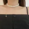 Elegante y Sofisticado Collar de Perlas Deslizante 2026 Modelo Nuevo para Mujer Diseño Coreano de Nicho Cadena para Clavícula