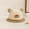 Sombrero Infantil Chenjing Primavera y Otoño Nuevo Estilo Coreano Lindo Animal Niñas Sombrero de Pescador Sombrilla para Exteriores Niños Sombrero de Protección Solar