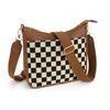 Amazon Bolso de hombro bandolera de color sólido retro europeo y americano bandolera de cinta correa de hombro gran capacidad multifuncional