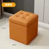 Banqueta Baixa com Armazenamento Banco Baixo com Armazenamento Banqueta Pequena para Sentar Banqueta Baixa Doméstica Estilo Leve de Luxo Banqueta Pequena Banqueta para os Pés da Sala de Estar Banqueta Baixa com Armazenamento
