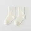 25 calcetines nuevos para bebé primavera y verano finos tipo A calcetines de malla calcetines de algodón para recién nacido calcetines para niños y niñas calcetines de media caña