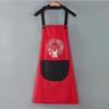 Delantal de cocina para mujer, moderno, impermeable, resistente al aceite, estilo japonés, para el trabajo, con publicidad.