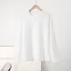 Apenas Camisetas 100% Algodão! % Algodão de Xinjiang Pesado Branco Puro Manga Longa Camisetas de Segunda Pele Masculinas e Femininas, Roupas Íntimas de Algodão Atacado
