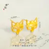 Xinjiang Bañado en Oro Estilo Étnico Juego de Joyería Anillo Máscara de Zorro Collar Pulsera Nueva Joyería Estilo Chino