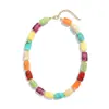 Amazon Transfronterizo Nuevo Collar de Cuentas de Colores Caramelo de Verano, Cadena para Clavícula Moda Fresca Estilo Hada Dopamina