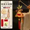 Linternas del Festival de Medio Otoño, Linternas Portátiles de Conejo Emisoras de Luz, Colgantes Tejidos de Bambú, Kits de Materiales Hechos a Mano para DIY, Linternas de Estilo Antiguo para Niños
