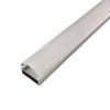 Luz de Canal de Alumínio LED em Forma de U Montada em Superfície Embutida Recesso Luz Linear Decorativa de Teto com Ranhura para Cartão Fonte de Luz Lateral