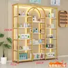 Armário expositor de cosméticos de prateleira, expositor, armário de produtos para salão de beleza e unhas de luxo leve, armário expositor, prateleira de armazenamento, multifuncional