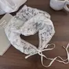 Pañuelo para la cabeza estilo Y2K millennial americano, moda urbana hip-hop, pañuelo cuadrado cool, diadema nueva fina y simple
