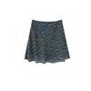 Falda dulce floral de estilo coreano de cintura alta, nuevo modelo de verano, versátil y elegante, adecuada para figuras petite, cubre las caderas y estiliza, falda corta de línea A
