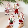 Comércio Exterior Novo Tecido Papai Noel Brinquedo Pingente DIY Decoração de Natal Interna Árvore de Natal Velho Homem Pingente