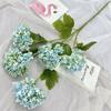 Nueva Hortensia de Picos de Tela Flor de Simulación Transfronteriza Decoración de Boda Material Floral Adornos Florales para Sala de Estar en Casa Venta al por Mayor de Flores Artificiales