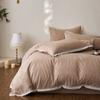 Juego de Cuatro Piezas de Invierno Cepillado Espeso Cálido Clase A Lujo Accesible Funda de Edredón de Gama Alta Sábanas Ropa de Cama Nantong Textiles para el Hogar