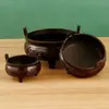 Atacado Queimador de Incenso de Cobre Latão Diário Dourado com Orelhas para Casa Interior Queimador de Incenso de Sândalo Tripé Queimador Xuande